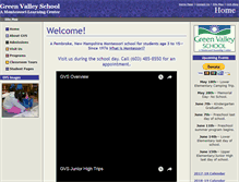 Tablet Screenshot of greenvalleyschool.com